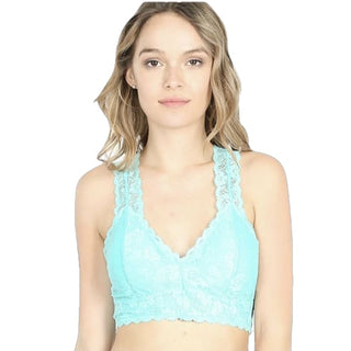 Adi Bralette | With Padding - Tiffany Blue / X Large