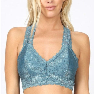 Adi Bralette | With Padding - Light Blue / Large