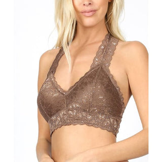 Adi Bralette | With Padding - Chocolate / Medium