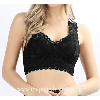 Adi Bralette | With Padding - Black / X Large