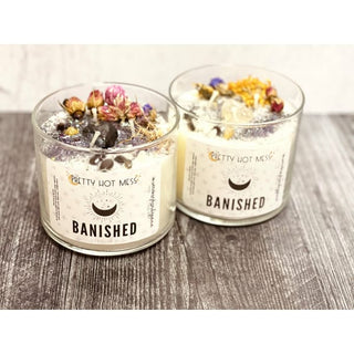 Banished Magic & Crystal Infused Candle