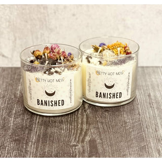 Banished Magic & Crystal Infused Candle