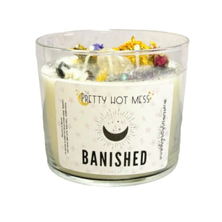 Banished Magic & Crystal Infused Candle