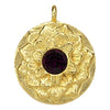 Lotus Birthstone Swarovski Bangle Bracelet - Gold / February