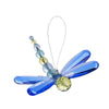 Crystal Dragonfly Hanging Car Charm - Blue Done