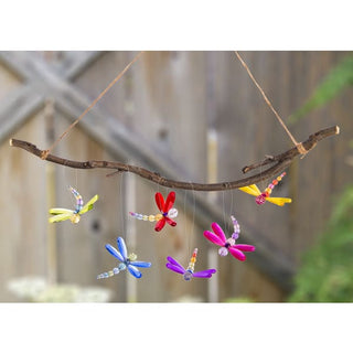 *Crystal Dragonfly Hanging Car Charm - Done