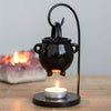 Hanging Cauldron Ceramic Oil Burner w/ Stand - oil burner