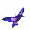 Hanging Two-Toned Hummingbirds - Blue Purple - Crystal