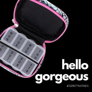 Ladies Wellness Keeper Zippered Pill & Vitamin Case - First