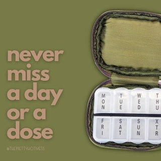 Men’s Wellness Keeper Pill & Vitamin Case - First Aid