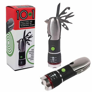 Multi-Tool Telescopic Zoom LED Torch - Multi Tool