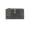 Odelia Wallet by Jen and Co. - Gray Croc