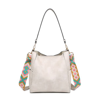 Penny Bucket Bag by Jen and Co. - Off White - Handbags