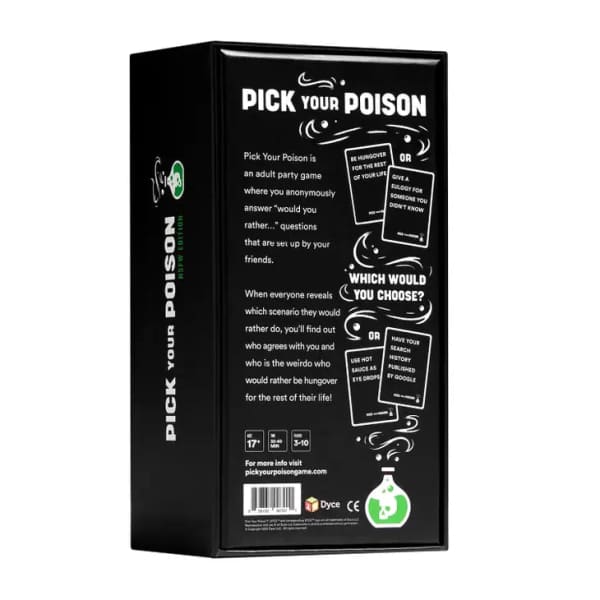 *Pick Your Poison Card Game After Dark Edition - Games