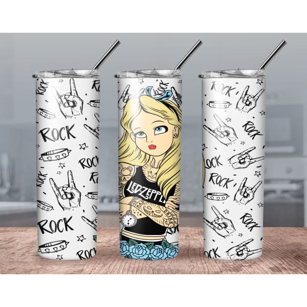 Punk Rock Alice On Tumbler - Gifts