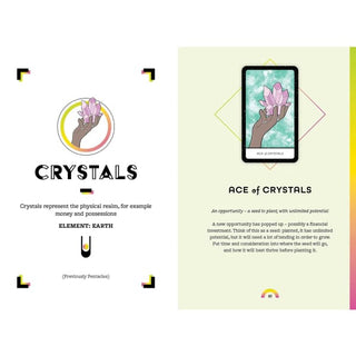 -Rainbow Moon Tarot - Cards