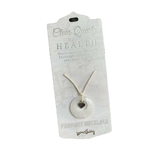 Something Forever Crystal Pendant - Clear Quartz - Done