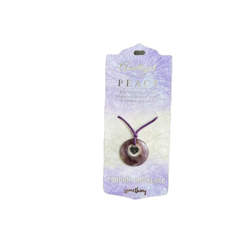 Something Forever Crystal Pendant - Amethyst - Done