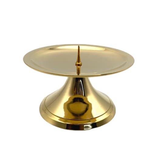 Spike Brass Candle Holder - holders