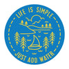Stickers by Stickerlishious - Life Is Simple (Blue/Yellow)