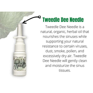 NEW VERSION Tweedle Dee Needle Hemp Infused Nasal Spray