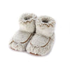 Warmies Spa Therapy Booties - Marshmallow Brown