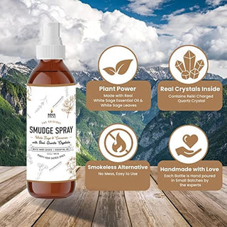 White Sage & Cinnamon Smudge Spray 🤎 - Essential Oil Blend