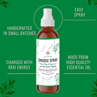White Sage & Peppermint Smudge Spray 💚 - Essential Oil Blend