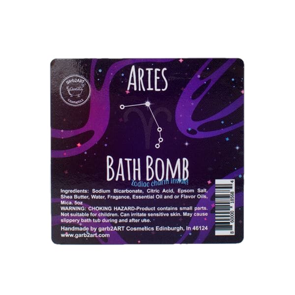 Zodiac Charm Bath Bomb - Aquarius Done