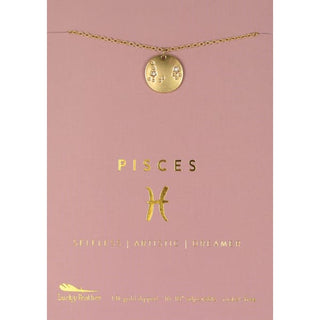 Zodiac Necklaces by Lucky Feather - Pisces - Done