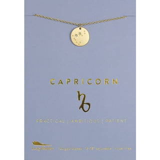 Zodiac Necklaces by Lucky Feather - Capricorn - Done