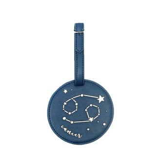 •Zodiac Leather Luggage Tag by Hang - Cancer - Accessory