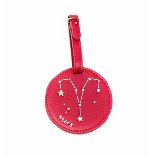 •Zodiac Leather Luggage Tag by Hang - Aries - Accessory