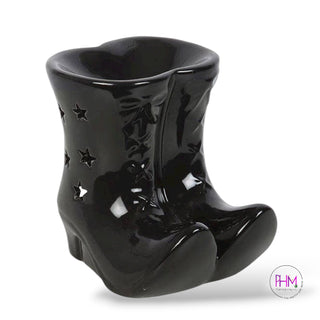 🖤 Black Witch Boots Oil Burner ✨🕯️