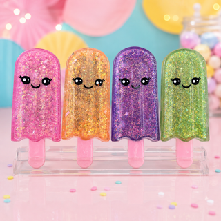 Sparkle Swirl Glitter Pop ✨🍭🌈