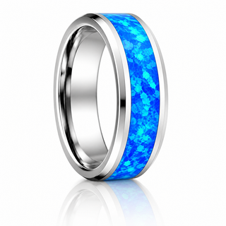 Moonlit Tides Fire Opal Ring 🌙