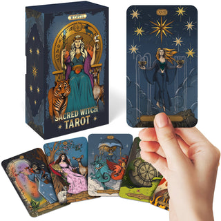 🔮🌿 Sacred Witch Tarot Deck | Folklore, Herbal Wisdom &amp; Ancient Magick