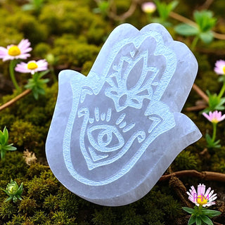 Mystic Selenite Hamsa Collection 🪬