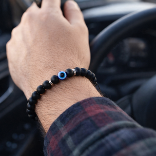 Leave Me the Fuck Alone Black Onyx Bracelet 🪬