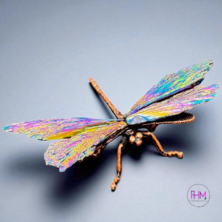 Enchanted Rainbow Quartz Dragonfly ✨