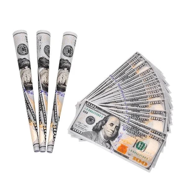 100 Bill Paper Cones by Smokezilla - Rolling Papers