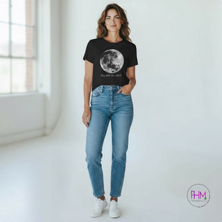 Stay Wild Moon Child Black Cropped Tee ✨🌙