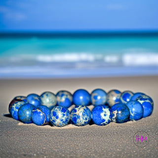 Sea Sediment Jasper Crystal Bracelet 🏝️