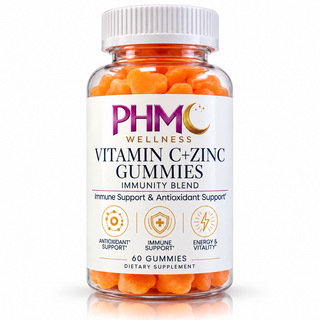 ☀️ Vitamin C + Zinc Immunity Gummies| PHM Wellness™