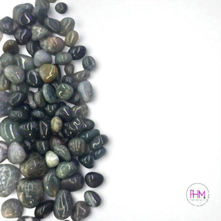 Enchanted Moss Agate Tumbled Stone 🌳