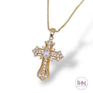 Eternal Light Cross Pendant ✨