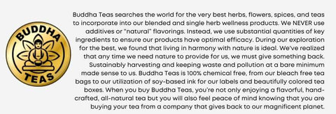 CBD Tulsi Ashwagandh Tea by Buddha Tea