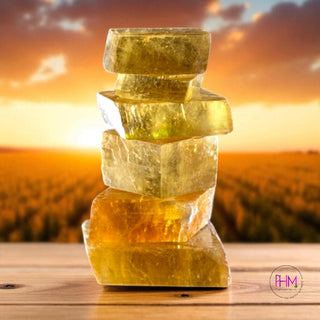 Majickal Honey Calcite Crystal Chunks 🍯