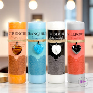 Heart Pendant Candles 💖🕯️✨