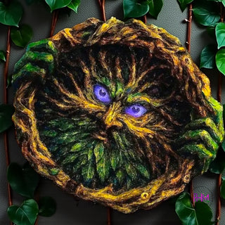Mystical Green Man Ashtray 🌿🍃